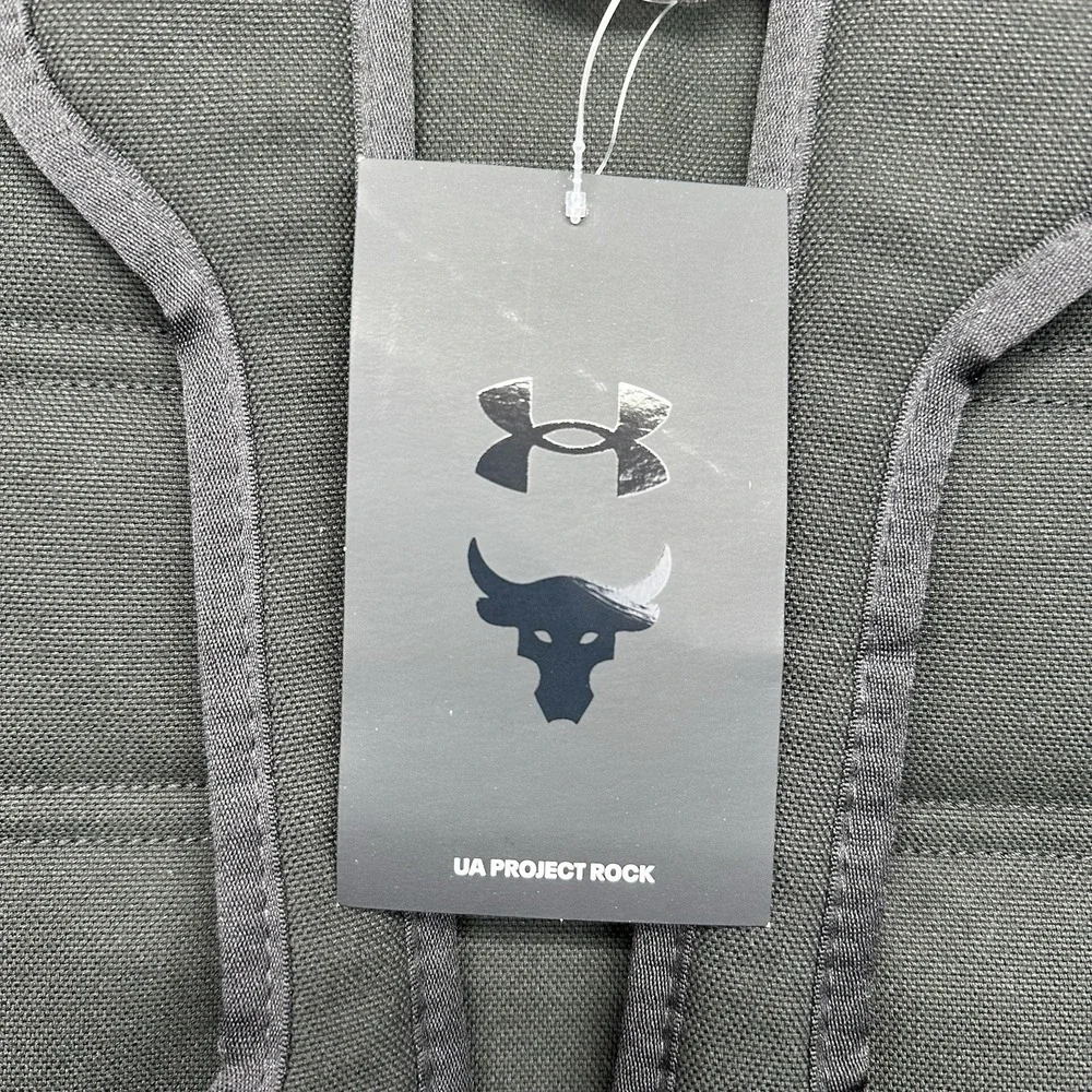 NWT Under Armour 1376459-002 UA Project‎ Rock Duffle Backpack Black/Gold Gym Bag
